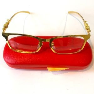 COPY - Cartier Gold Buffalo Horn Glasses